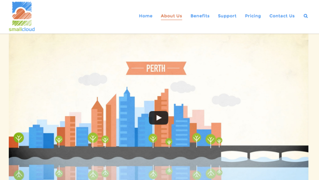 SmallCloud website screenshot