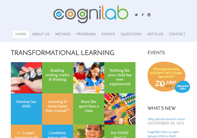 Cognilab screenshot