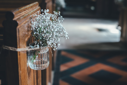 wildflower offering in church