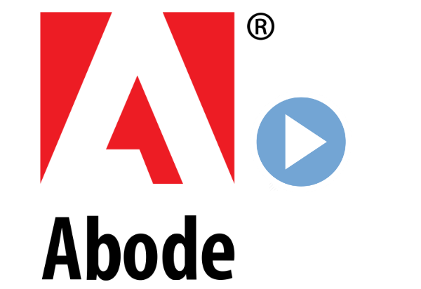 Adobe logo, spelled as Abode